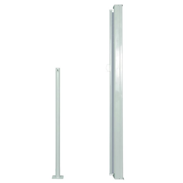 Berkfield Retractable Side Awning 140 x 300 cm Grey
