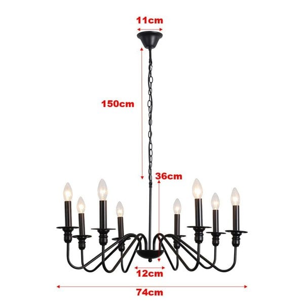 Vintage Style Candle Pendant Light Living and Home