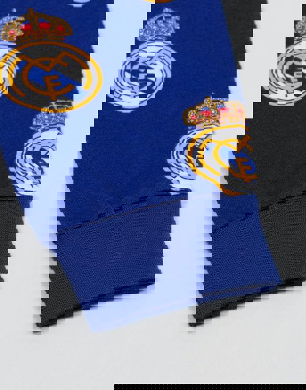 Real Madrid Boys Multicoloured Logo Short Sleeve Long Leg Pyjama Set