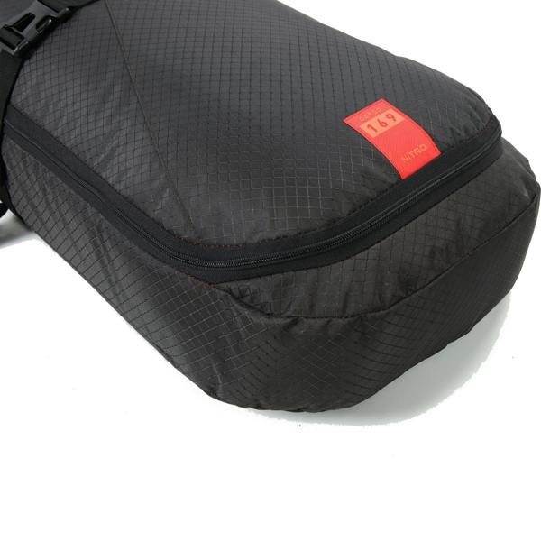 Goode Leisure Snowboard Travel Bag Nitro Cargo 169cm Padded Carry Case Raven Black