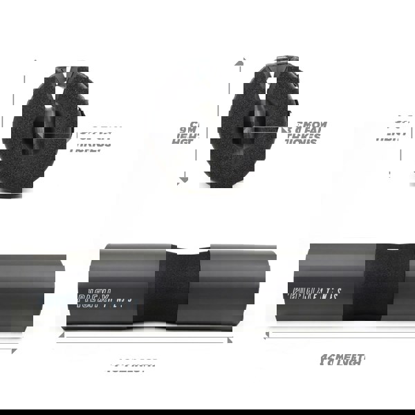 Phoenix Fitness Barbell Pad - Black