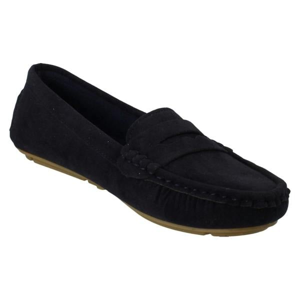 Spot On Ladies Spot On Lightweight Moccasins F3126