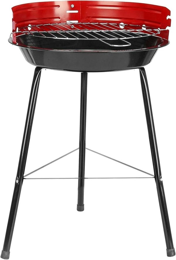 Generise Portable Camping & Festival Chargrill BBQ Grill Set - 14" Round