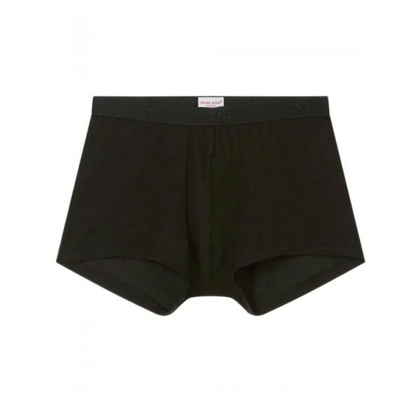 Derek Rose Jack Pima Cotton Boxer Trunk, Black