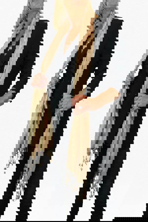 Paulo Due Paisley Jacquard Fine Pashmina Shawl Wrap