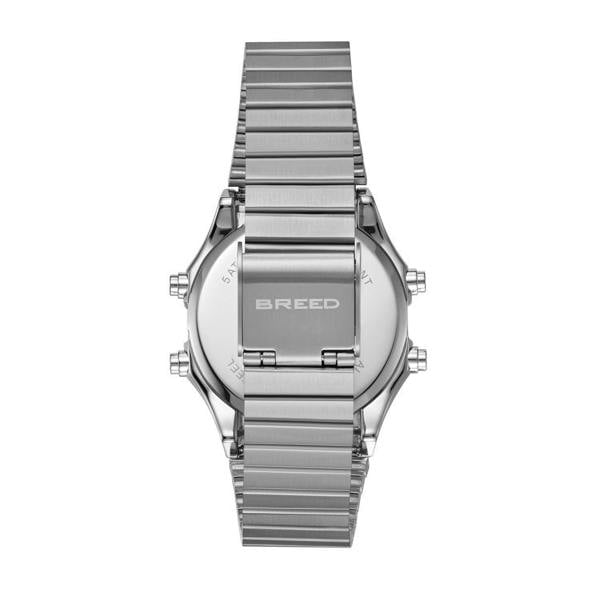 Breed Terra LCD Bracelet Watch - Silver - BRD9701