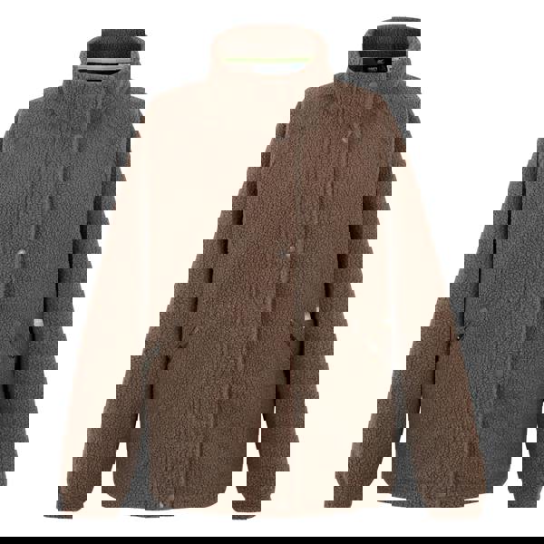 Regatta Womens Emilica Borg Full Zip Fleece Jacket - Mocha