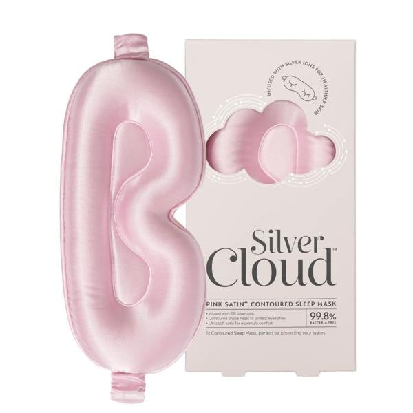 Silver Cloud Beauty Silver Cloud Contour Sleep Mask Infused with Silver Ions Pink