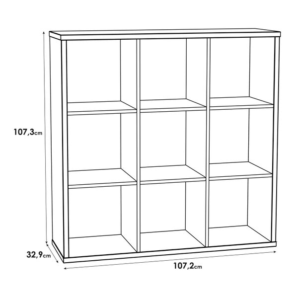 Wyld Haus Shanghai Concrete Grey 3x3 Storage Unit
