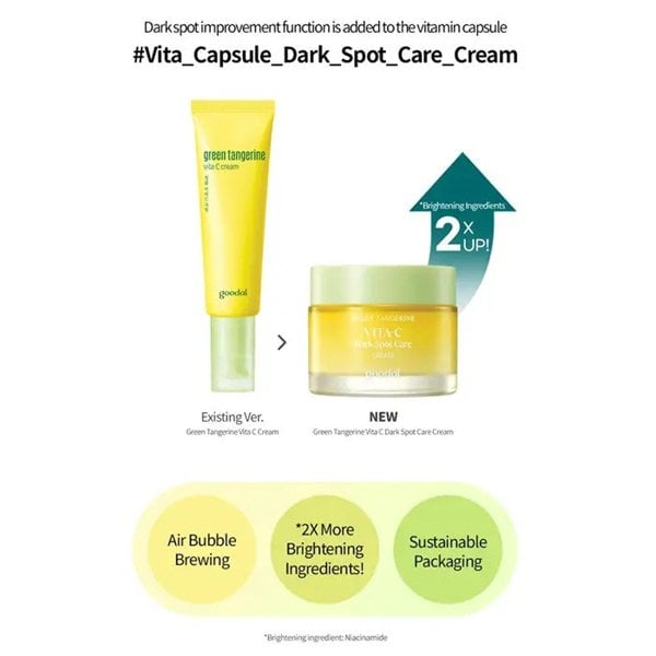 GOODAL Green Tangerine Vita C Dark Spot Care Cream 50ml