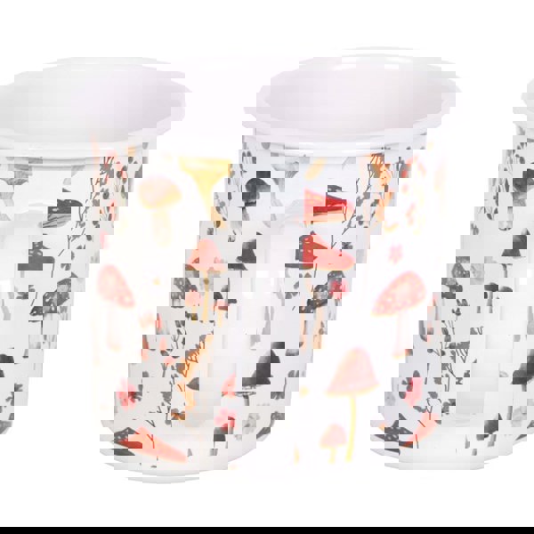 Serano All Over Mushroom Print Enamel Mug