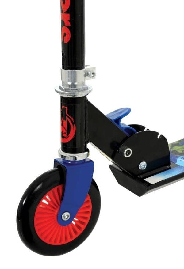 MV Sports Avengers Folding Inline Scooter - Black