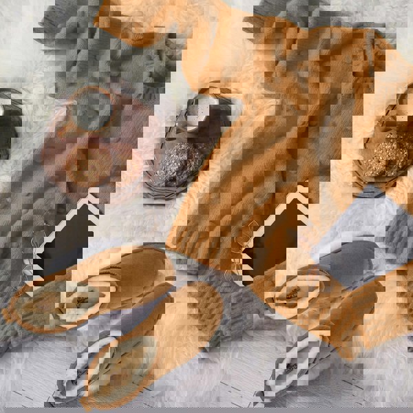 VIVA Women's Faux Fur Lined Boot Slippers - Memory Foam Anti-Slip Sole