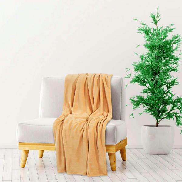 Berkfield Blanket Desert Mist 130x170 cm Polyester