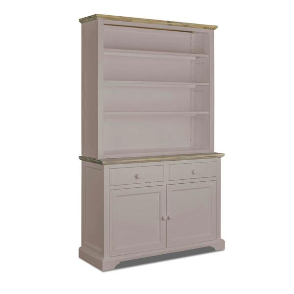 Statement Furniture Florence Display Cabinet with Height Adjustable Shelves and Cupboard