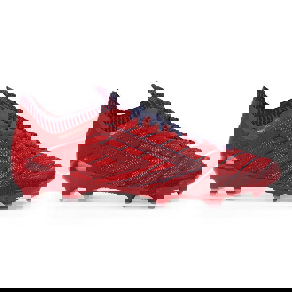 Umbro Mens Velocita Elixir Pro Firm Ground Football Boots - Rococo Red/White/Estate Blue