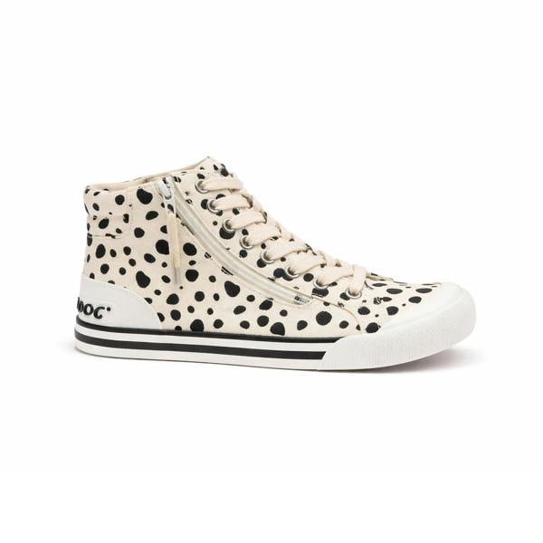 Rocket Dog JAZZIN HI FIDO Hi-Top Trainers   in  Light Brown