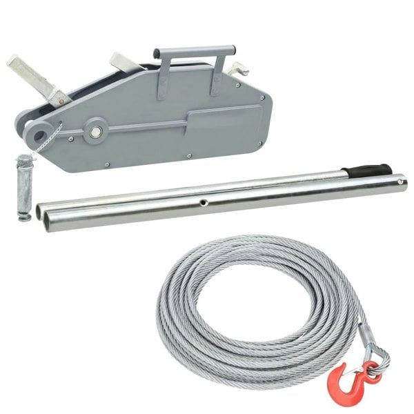 Berkfield Wire Rope Hoist Winch 1600 kg