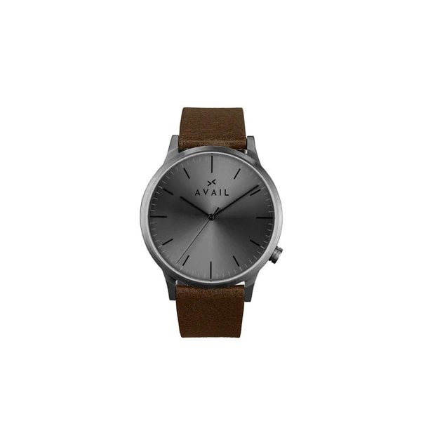 Avail Watches Gunmetal | Grey x Brown