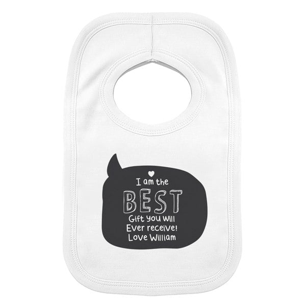 Personalised Memento Company Personalised Speech Bubble Bib