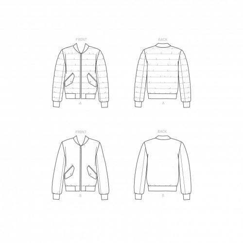 Simplicity Sewing Pattern 9190, Jackets for Men, BB (44-46-48-50-52) - Intermediate