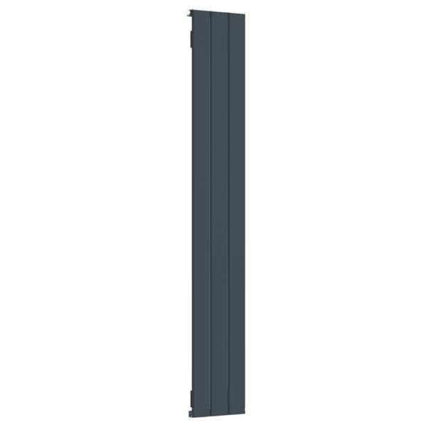 305mm-x-1800mm-Single-Aluminium-Panel-Radiator-in-Anthracite-Grey--Model-Lena--Wall-mounted