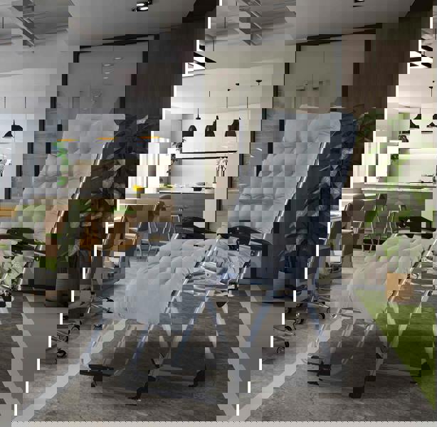 Smart Living Zero Gravity Chair with Cushion & Pillow - Pair - Grey