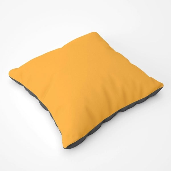 Warren Reed Cantaloupe Orange Floor Cushion