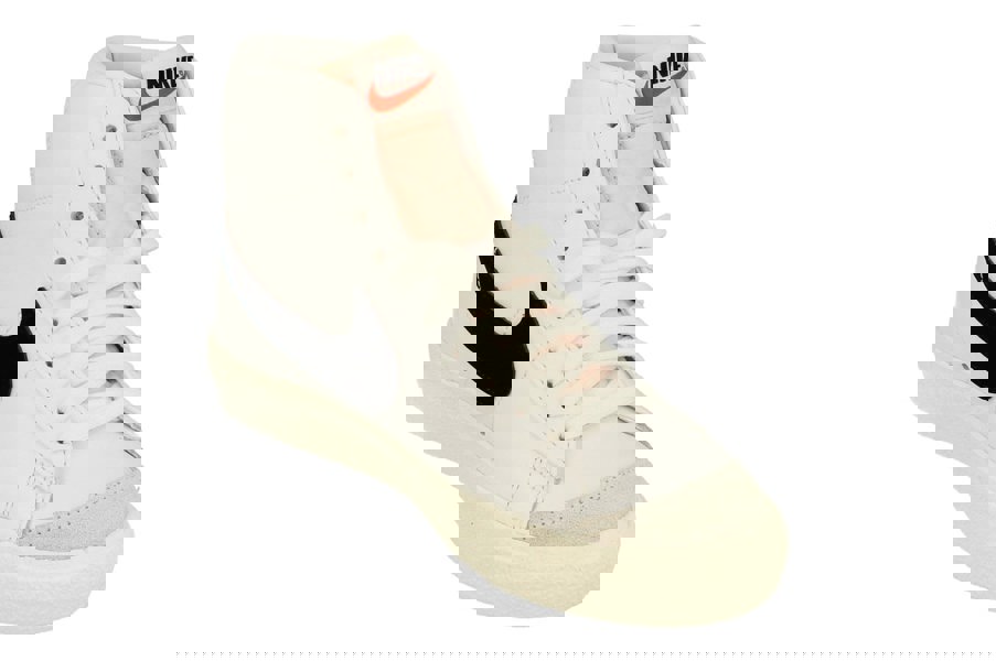 Nike Womens Blazer Mid 77 Trainers Cz1055  100 - White Black Sail 100 - Photo 3