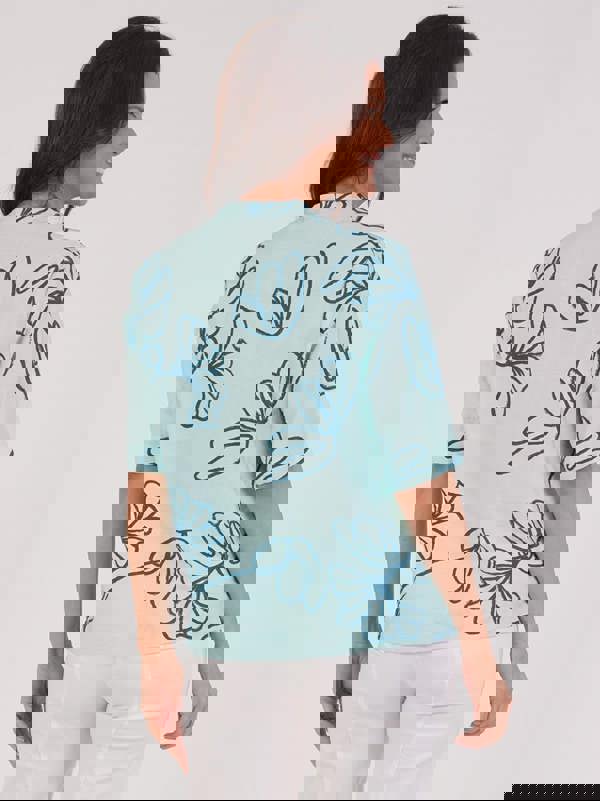 VIZ-A-VIZ Floral Printed Top