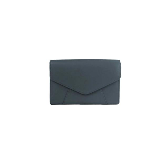 Eastern Counties Leather Camille Envelope Leather Purse - Navy - 