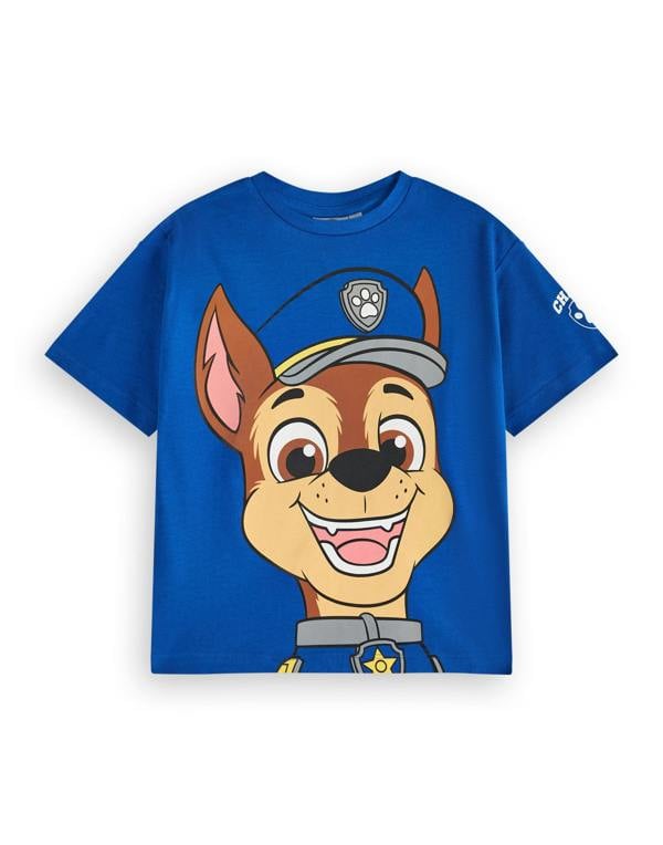 Paw Patrol Boys Multicoloured Marshall, Rubble & Chase Multi-Pack of 3 Short-Sleeved T-Shirts