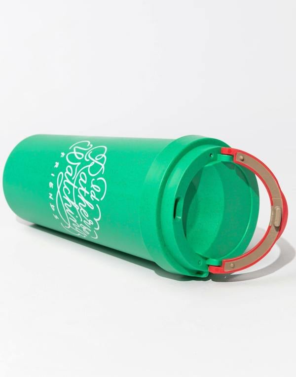 Friends Unisex Green Central Perk Logo Travel Mug (One Size)