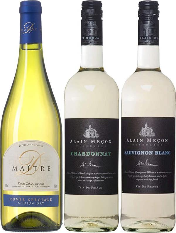 French White Mixed 3 Bottle Case (3 x 750ml - 12.5%)