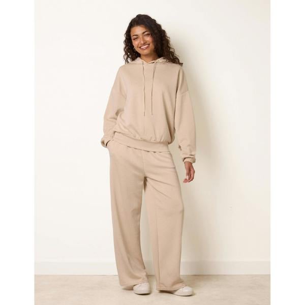 Blue Vanilla Diamante Hooded Wide Leg Lounge Set