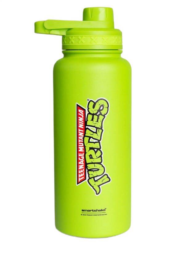 SmartShake Bohtal Insulated Sports Bottle - TMNT, Classic Logo Green - 960 ml.