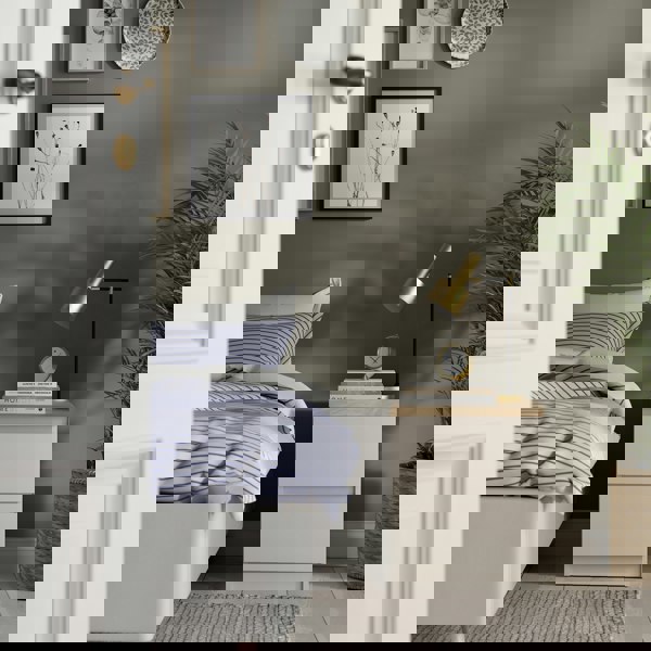 Furniture To Go Naia Bedside 2 Drawers in Cashmere Jackson Hickory