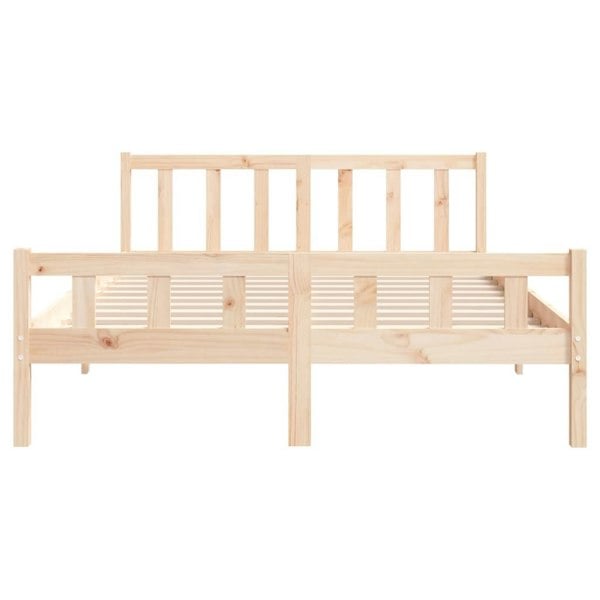 Berkfield Bed Frame Solid Wood 150x200 cm King Size