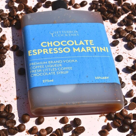 Letterbox Cocktails Chocolate Espresso Martini Mini - Premium Letterbox Cocktail Gift (100ml)