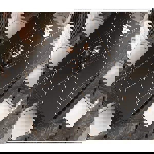 Sanders Dining Table, Sintered Stone, Grey 160cm, Clearance-Weilai Concept-Weilai Concept