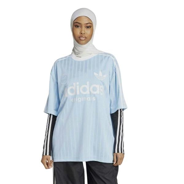 Adidas Womens/Ladies Originals Oversized T-Shirt - Blue - 