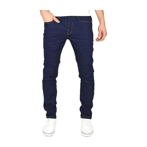 Crosshatch Mens Buraca Slim Jeans - Blue - 