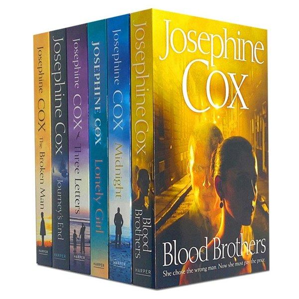 Josephine Cox Series 6 Book Set Blood Brothers, Midnight, Lonely Girl, Three Letters & more