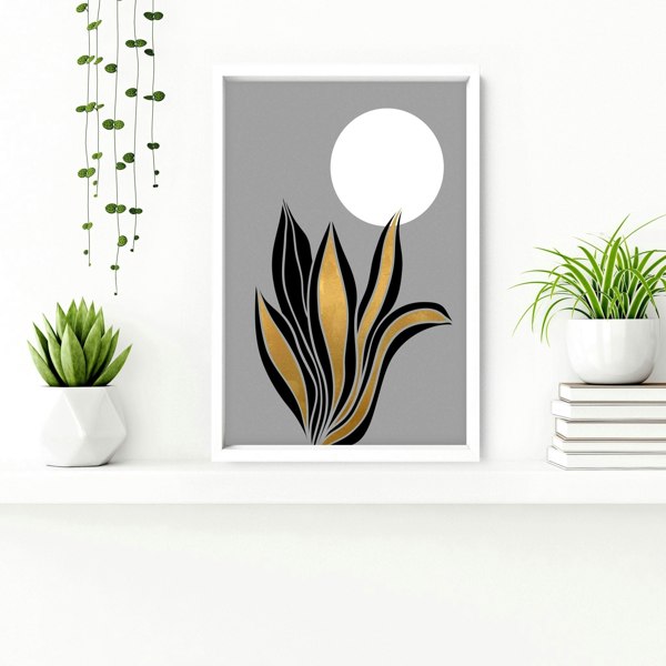 Botanical bathroom | set of 3 bathroom wall decor