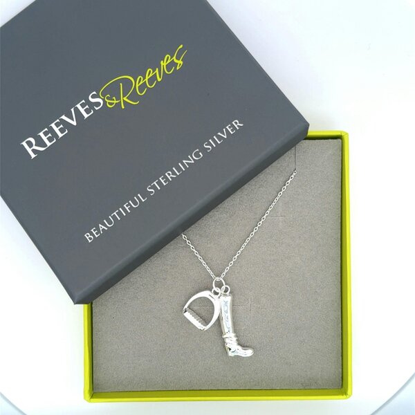 Reeves & Reeves Supersize Boot and Stirrup Necklace