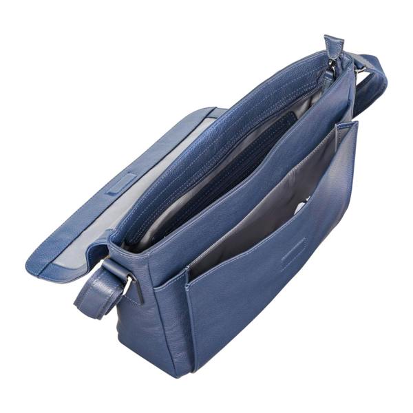 Infinity Leather Genuine Leather Laptop Bag Travel Work Messenger Satchel - Camden