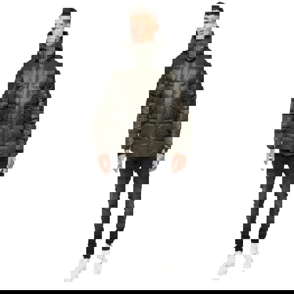 Crosshatch Mens Camptor Panelled Jacket - Olive - 