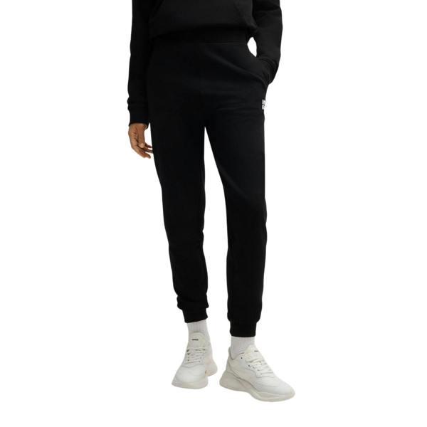 Hugo Womens/Ladies Logo Jogging Bottoms - Black - 
