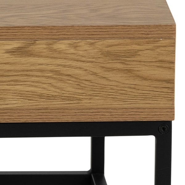 Furniture To Go Willford Coffee Table in Oak & Black