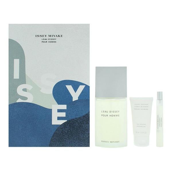 Issey Miyake L'eau D'issey Pour Homme 3 Piece Gift Set: Eau de Toilette 125ml